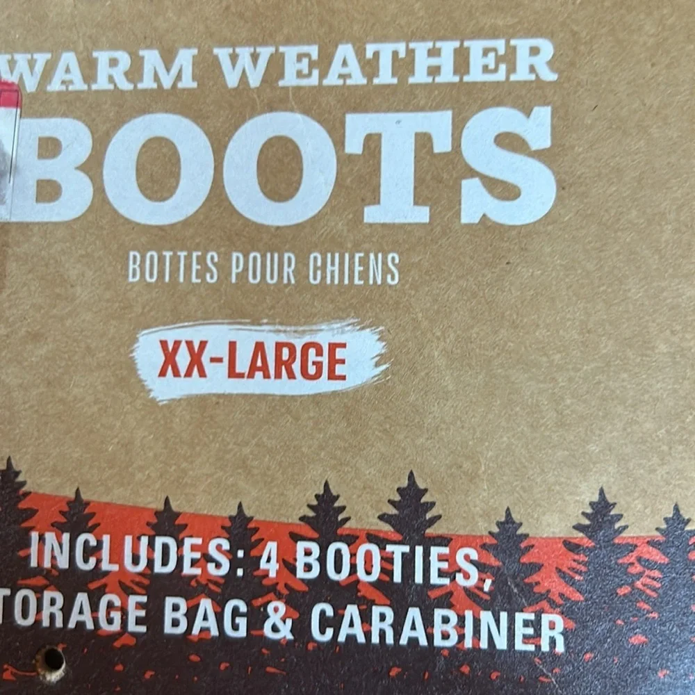 NWT Arcadia Warm Weather Dog boots booties XXL